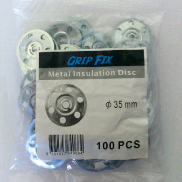 35mm Metal Insulation Disc Washers