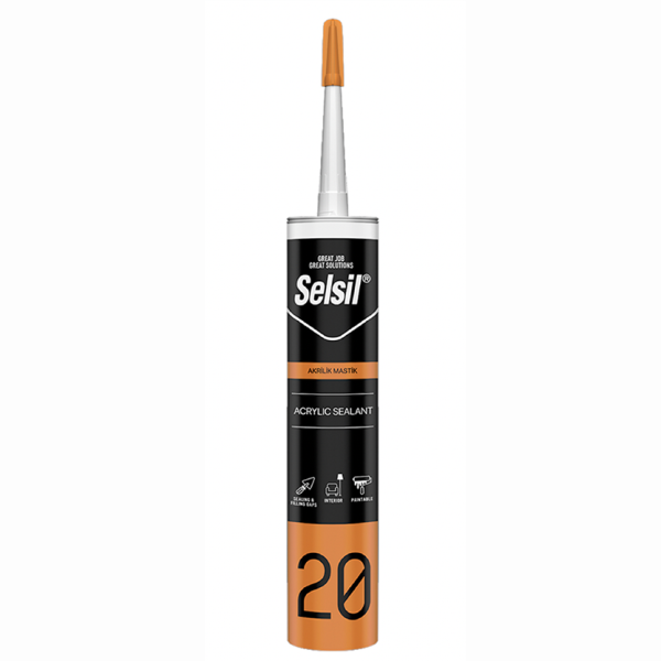 Selsil Professional Acrylic Decorators Caulk 310ml