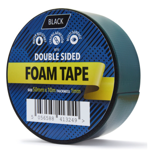 Double Sided Foam Tape - Black