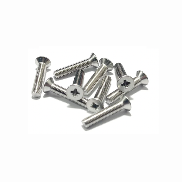 Countersunk Pozi A2 Stainless Steel Machine Screws